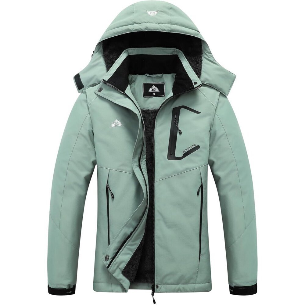 Women's Ski Jacket Waterproof Winter Coat Hooded Snowboarding Jacket Warm Winter